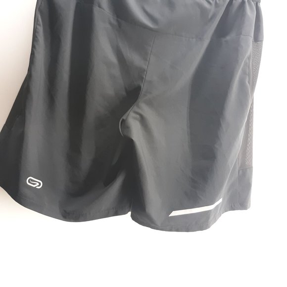 Kalenji Decathlon Mens Running Shorts Black Green NO SIZE TAG SEE MEASUREMENTS - Picture 9 of 12